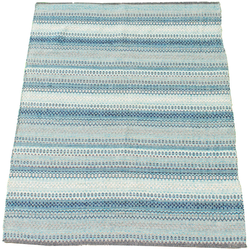 Irving Place Wool Geometric Indoor Rug, Rectangle 3'10" x 5'7"