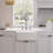 Eridanus 21'' L x 15'' W Single Bowl Ceramic Farmhouse Kitchen Sink with Pop-Up Drain, Utility Sink