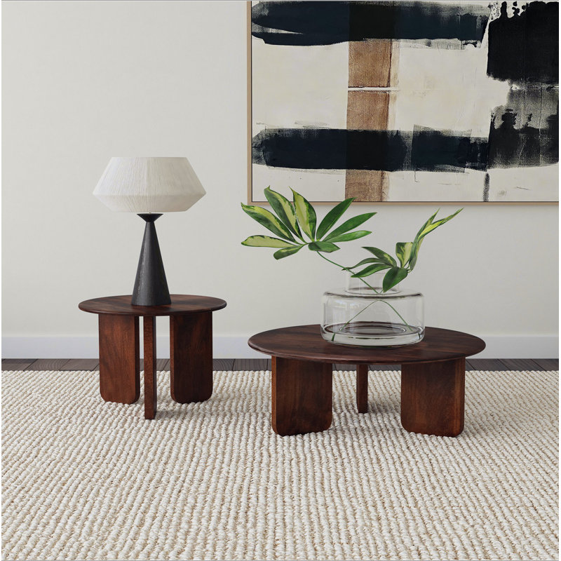 Table de bout ronde Columbo Brown