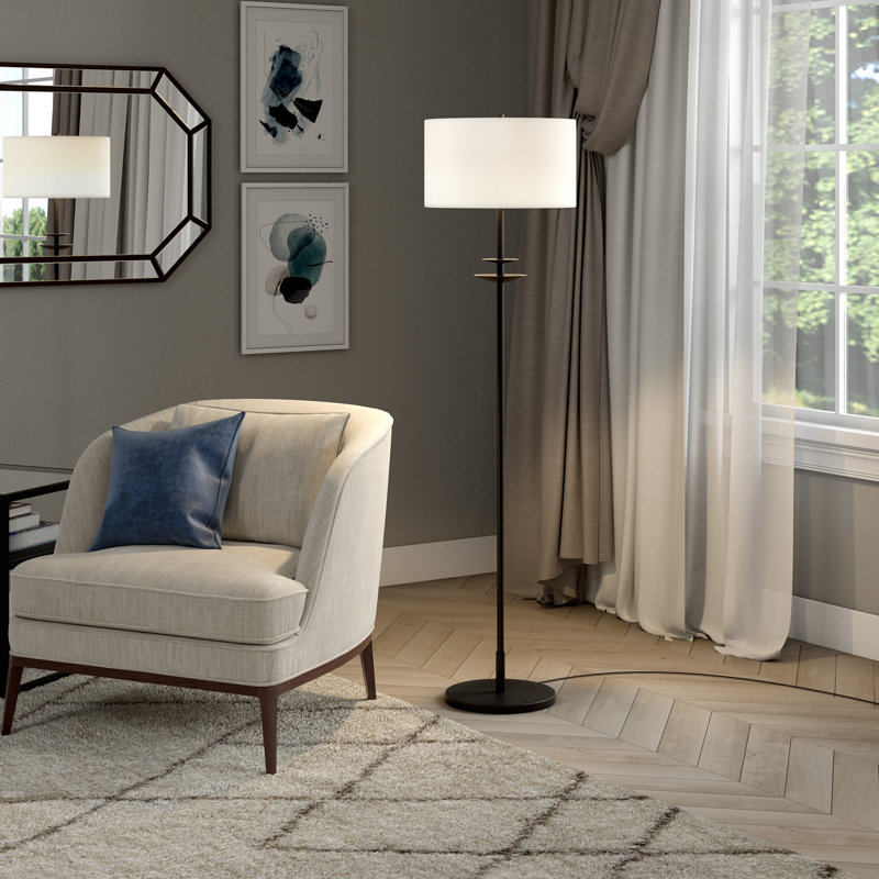 Lampe sur pied 63 po Avery, Bronze noirci