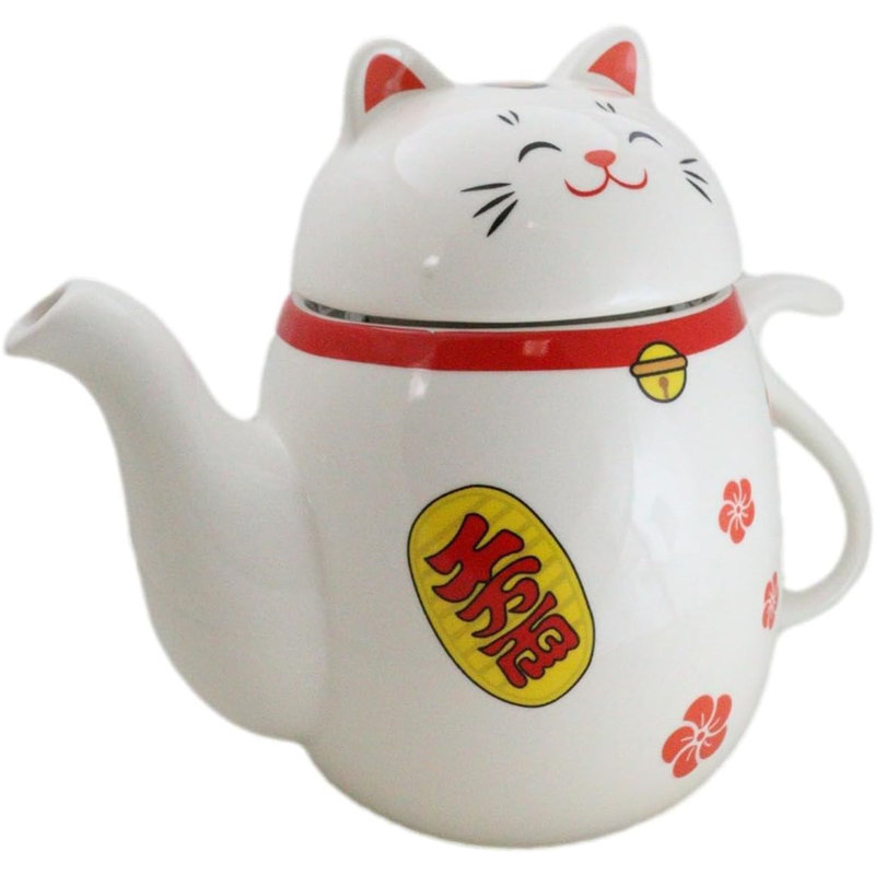 Chat japonais Maneki Neko Lucky Beckonnage avec crépine