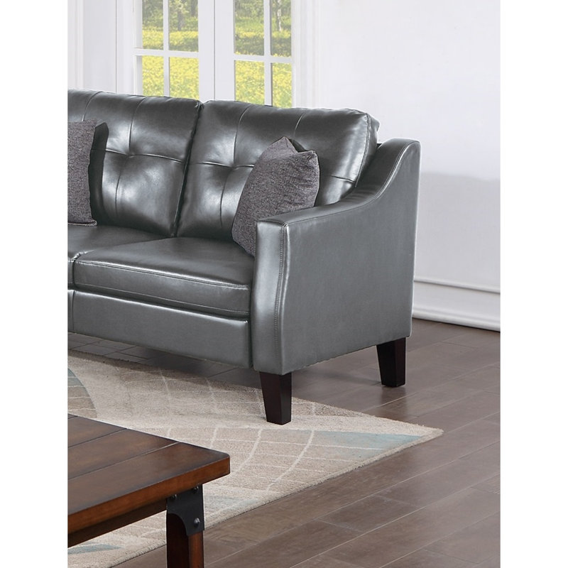 Ensemble de canapés 2 pièces Modern Modern, Gris