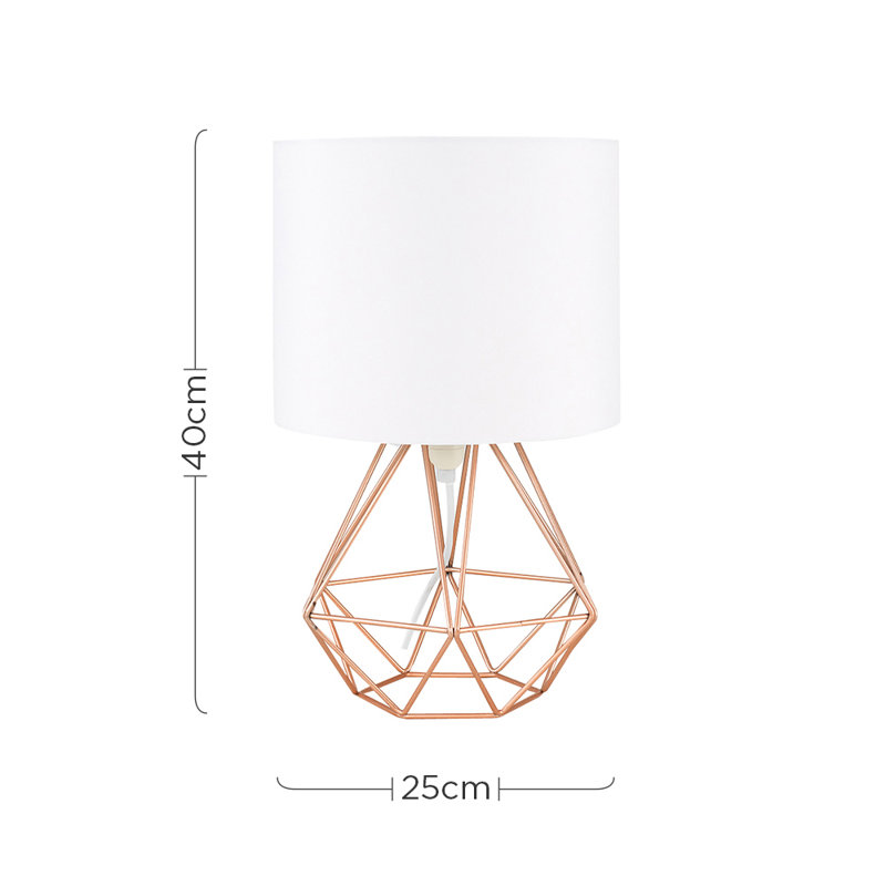 Bartelt Metal Table Lamp, Copper