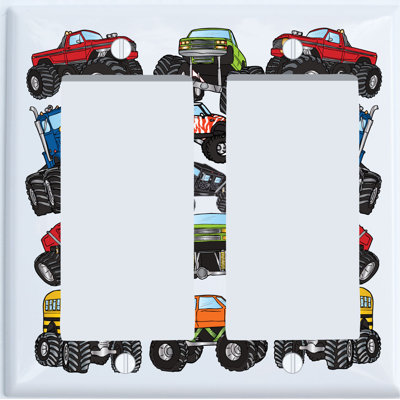 Transportation Themed 2 - Gang Rocker Standard Wall Plate