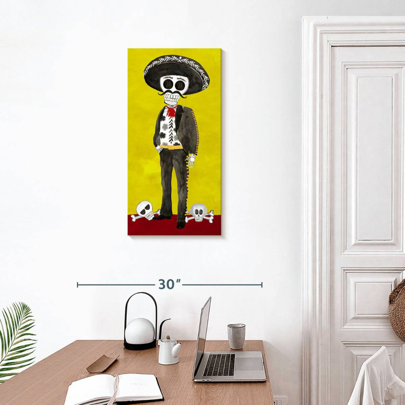 Day Of The Dead Vertical I, 30" H x 15" W