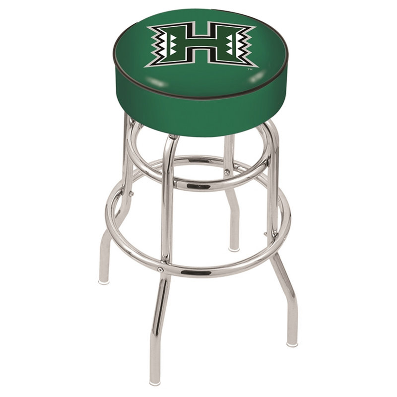 Tabouret de bar et de comptoir pivotant NCAA, Tabouret de bar (assise de 30 po de hauteur), Hawaï