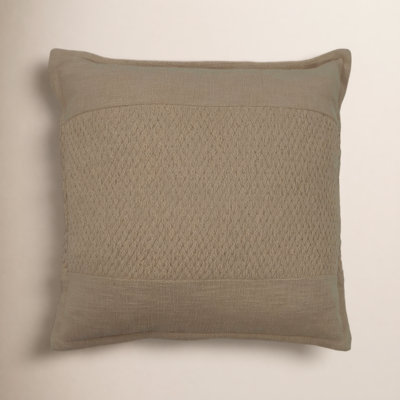 Farwell Colombe Flanged Cotton Throw Pillow