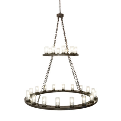 Lustre à niveaux 28 lumières Nashyla