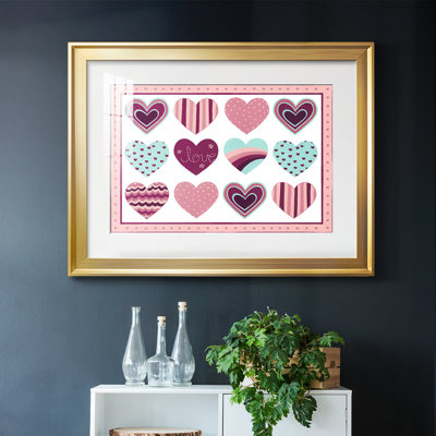 Sweet Valentine Collection A, reproduction encadrée sur papier