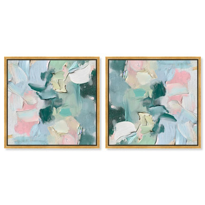 Sprout of Life I Set Canvas Modern Trendy Art by Art Remedy