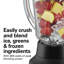 Hamilton Beach Quiet Blender, 800W with Wave‑Action System,40 oz Shatter Resistant Glass Jar, Easy Pour spout ,Black ,58175J