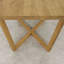 Dellaposta Oak Rectangular Wood Top Dining Table with Wood Base-151720317-151720316