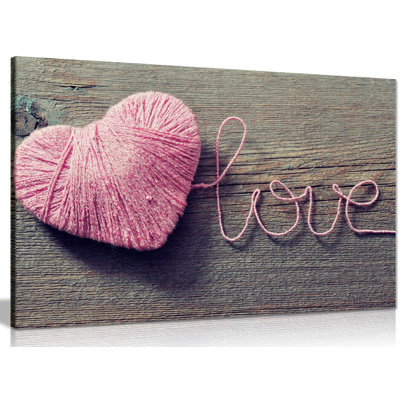 Love Heart - Wrapped Canvas Print