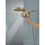 Pomme de douche double à 5 jets et douche à main avec Lumicoat Hydrocain 2,5 GPM Hydrorain-1739803637