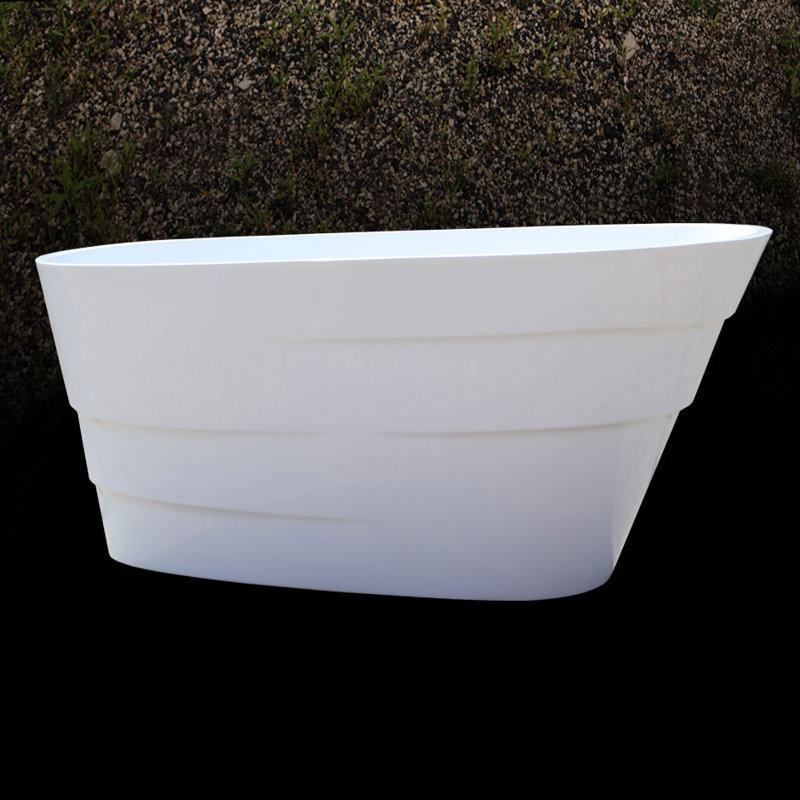 La Scala 58.25'' L Freestanding Soaking Bathtub