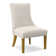 Chaise d'appoint rembourrée Tuxedo