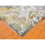 Tapis gris / jaune nouvel âge noué à la main de conception unique 12 pi x 18 pi 2 po Felizardo