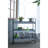 35X12.5X40" Homestead Galvanized Shelf Display 3-Tier