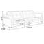 Coussin modulaire en velours cristal crème-1628507735
