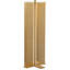 Lampe de table en laiton antique avec abat-jour en lin blanc