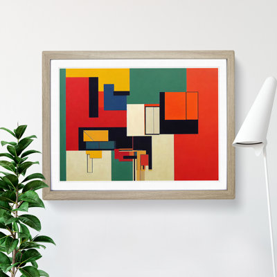Abstract Cubism - Single Picture Frame Print