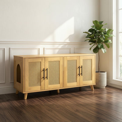 Furniture Style Crate With 4 Doors