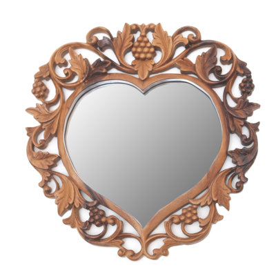 Novica Handmade Summer Love Wood Mirror