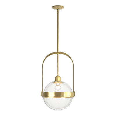 Luminaire suspendu en forme de globe à 1 lumière Atlas