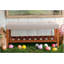 Banc en tissu et finition chêne Charla-1488441034