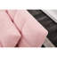 Futon convertible 71 po avec tissu doux rose et pieds dorés métalliques - Lit polyvalent en métal confortable