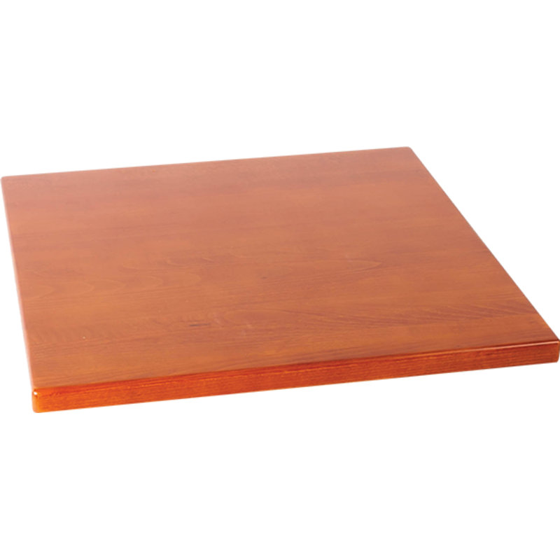 Plateau de table rectangulaire biseauté, Noyer, 24" D x 24" L