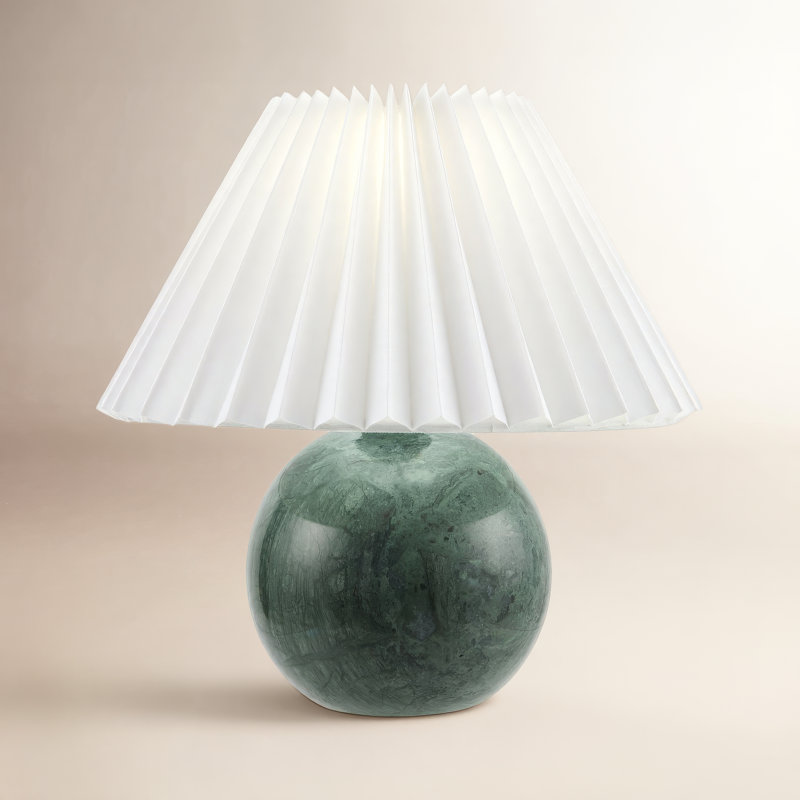 Chemise Bajo Table Lamp, Pleated
