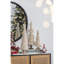 Cône à franges D5.1X21.7 avec base en bois pour un décor festif et confortable