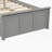 Platform Bed with  Trundle