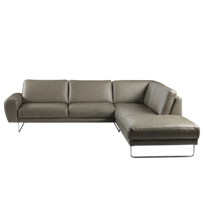 Edeltrud 5 Seater Corner Sofa , Gray, Right Hand Facing