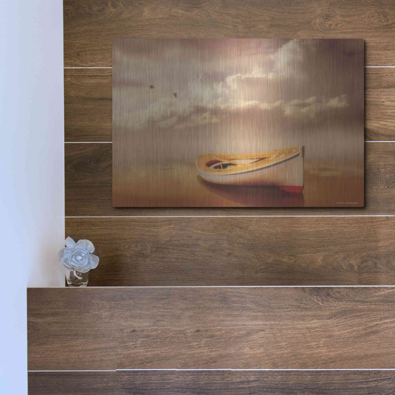 «Hazy Summer Evening» par Carlos Casamayor, art mural en métal, H 12 po x l 16 po