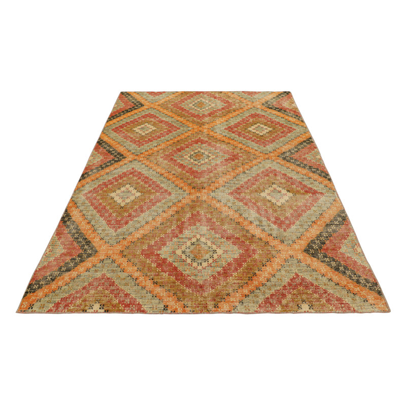 One-of-a-Kind Rectangle 9'11" X 13'2" Hand Knotted Area Rug