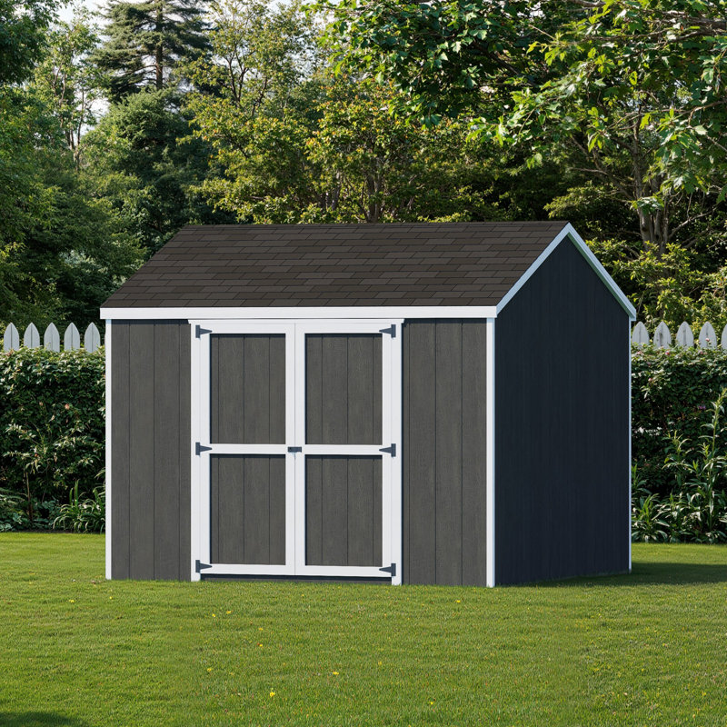 Value Gable Shed With Side Entry, No, 101.5'' H x 120'' W x 120'' D