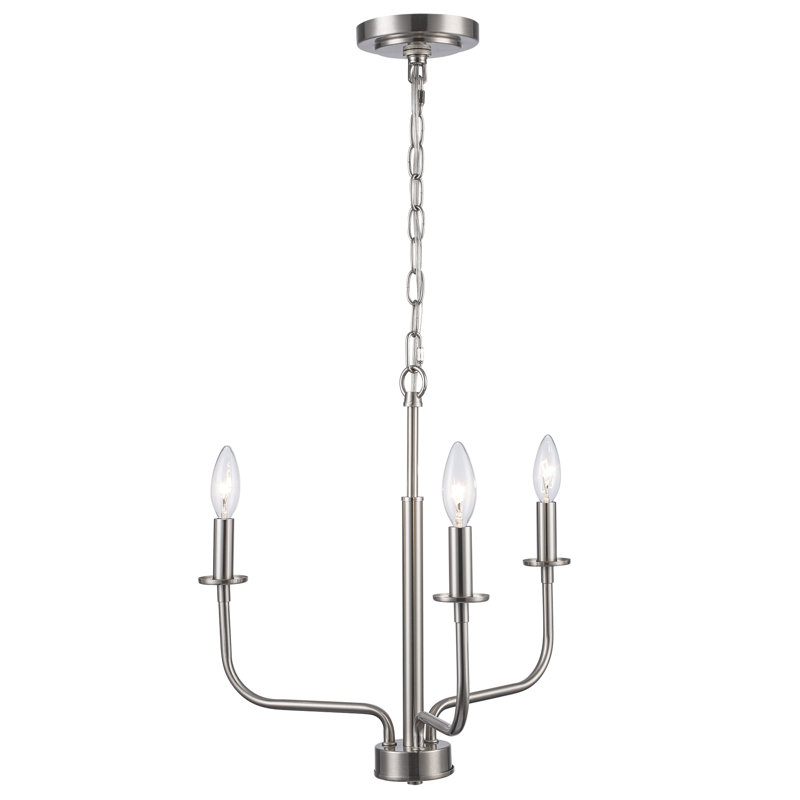 Popem - Light Candle Style Pendant, Brushed Nickel, 78" H x 18" W x 18" D, 3