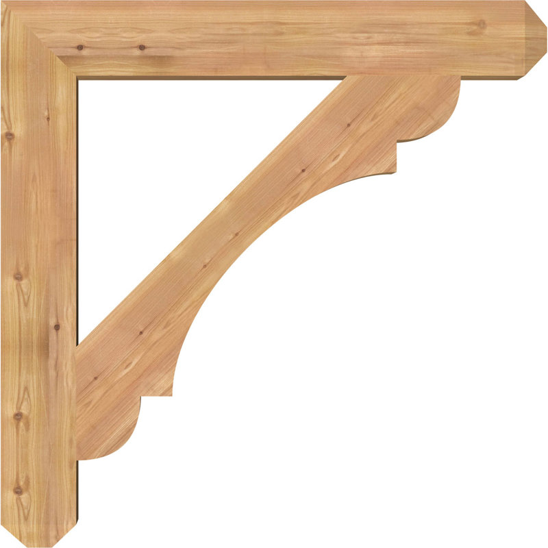 Support l 5 1/2 po x P 40 po x H 40 po pour artisan d'art olympique, cèdre rouge de l'Ouest, H 40 po x l 5,5 po x P 40 po