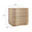 Table de chevet 2 tiroirs Mirae-116933165