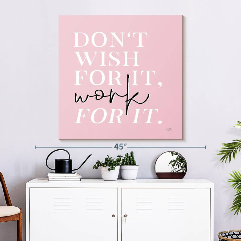 Tergel Work For It, 33" H x 33" W