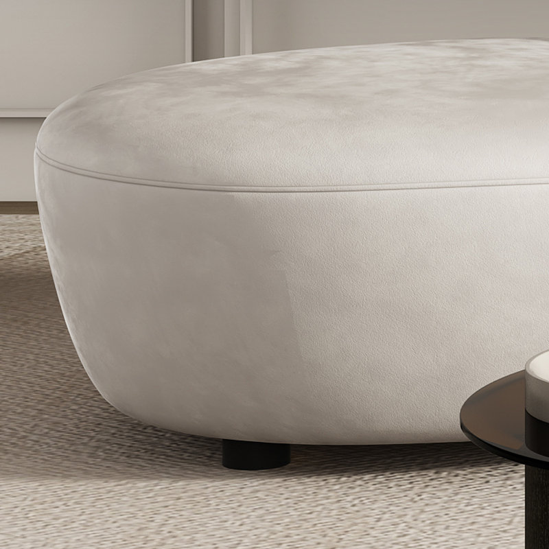Chaise longue rembourrée en forme de chaise rembourrée moderne