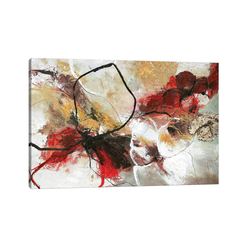 «Flower Fall», reproduction d'art sur toile tendue, H 18 po x l 26 po x P 1,5 po