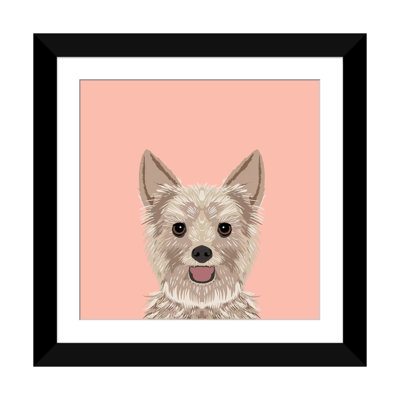 Yorkshire terrier, impression sur toile tendue