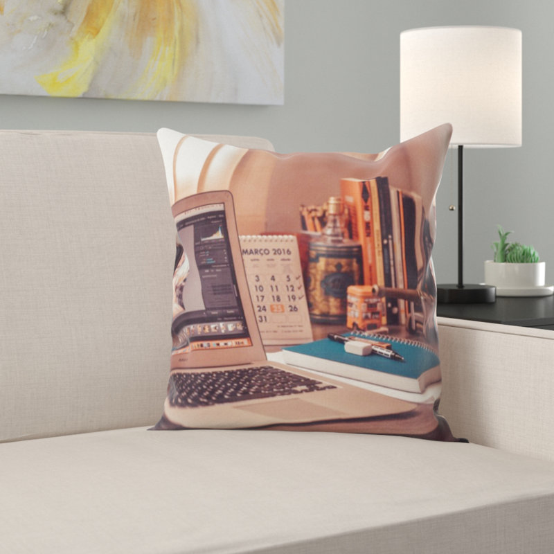 Microsuede Throw Pillow