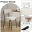 Ensemble de salle à manger rectangulaire à double piédestal avec table de salle à manger de style crème-301154038-301154031-299976011