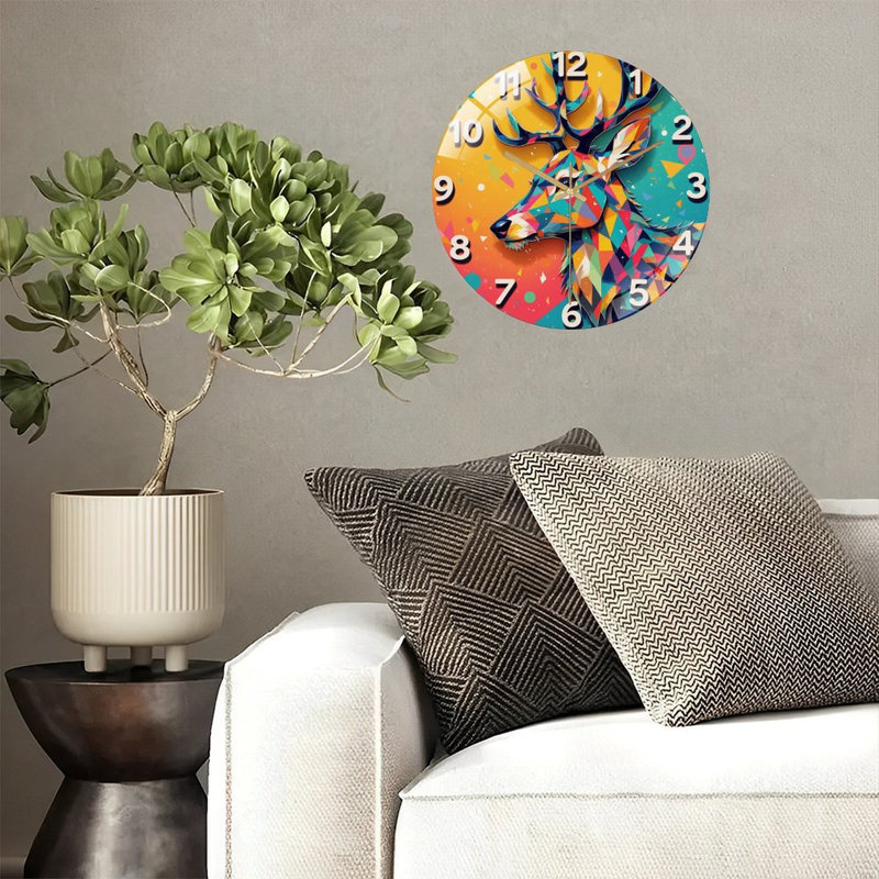 Horloge murale 12 po