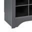 Ingham 24 Pair Shoe Storage Bench, Entryway Bench, Mud Room Organization and Cubby  Bench for up to 24 Pairs of Shoes, 15.5"D x 60"W x 20.25"H, Black-28892814