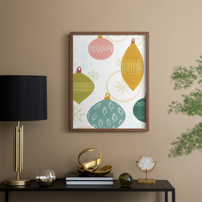 Collection Modern Holiday, reproduction encadrée B - bois massif